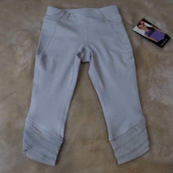 Avia White Capri Leggings Size XS 4-5T - Picture 1 of 5